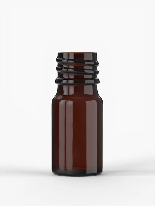 5 ml Amber Euro Glass Bottle